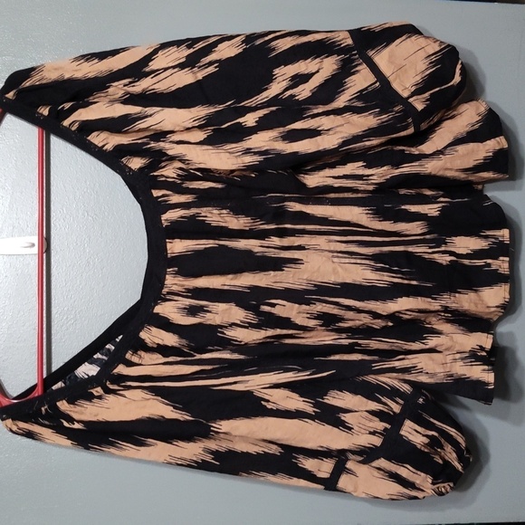 Buy together box neckline balloon sleeves shirt size medium anthropologies - Picture 1 of 5